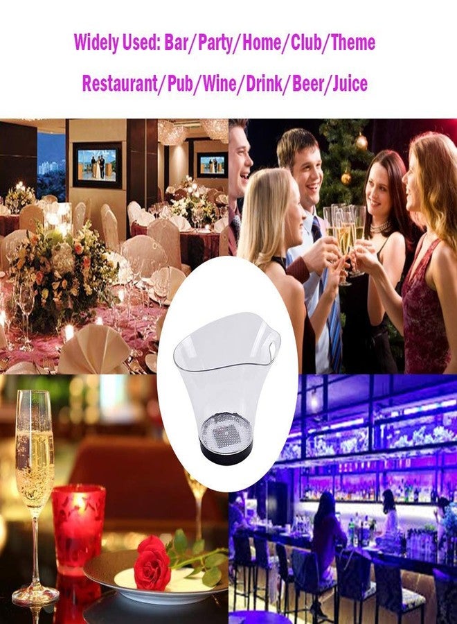 Arkit 5L LED Ice Bucket, Waterproof Plastic LED Ice Cubes Liquid Sensor Water Activated Reusable Glowing, Best for Party Wedding Decoration Gift - Image 5